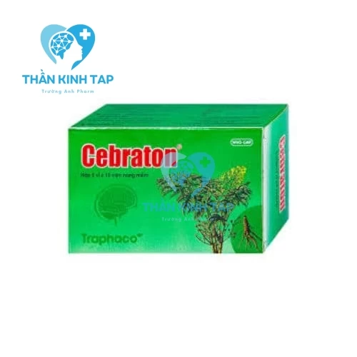 Cebraton - Thuốc hỗ trợ điều trị suy giảm trí nhớ, căng thẳng thần kinh